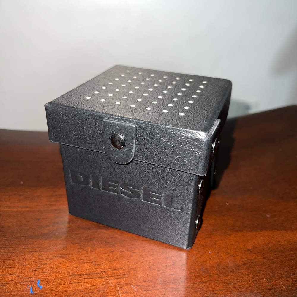 New Diesel Watch Presentation Box Black w/ Pillow